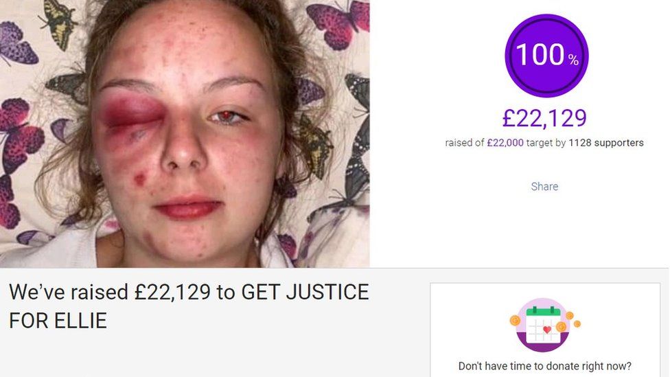 More than 1,100 people donated to an online appeal to "get justice" for Williams